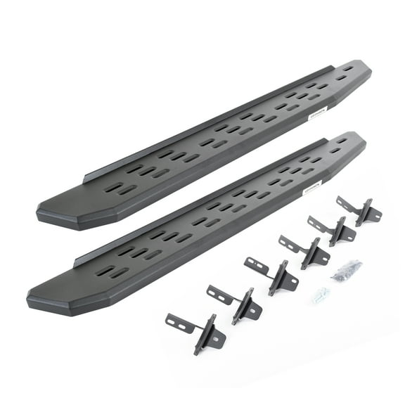 Go Rhino 69613157PC RB30 Running Boards with Mounting Bracket Kit For Ford 21-24 Bronco