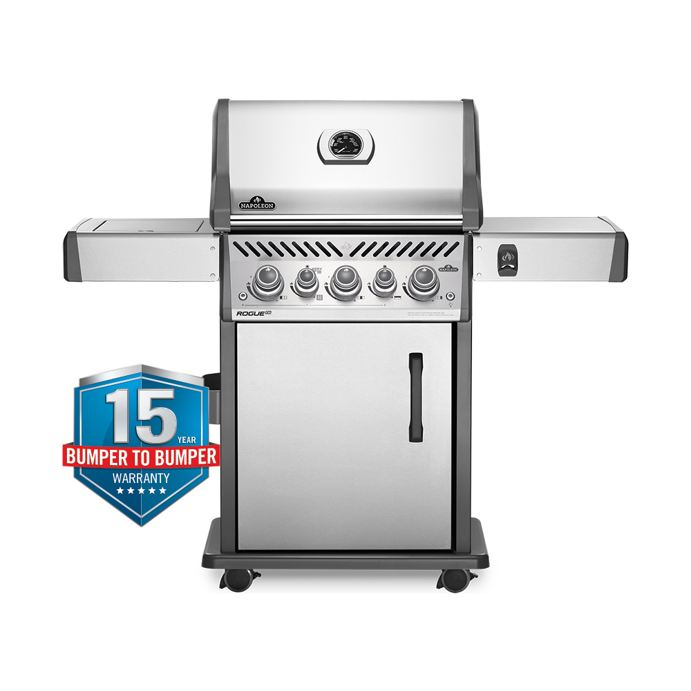 Rogue® SE 425 Natural Gas Grill with Infrared Rear and Side Burners, Stainless Steel - image 3 of 10
