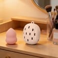 thumbnail image 5 of Makeup Sponge Holder, Silicone Beauty Blender Case with Lid, Shatterproof Ventiled Travel Storage Box for Make Up Sponge, Compact Portable for Cosmetic Puff, 5 of 6