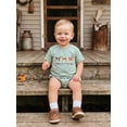 thumbnail image 4 of BemeyourBBs Newborn Baby Boy Duck Hunting Outfit Summer Bubble Romper Infant Cute Letter Animal Embroidery Short Sleeve Round Neck Bodysuit Jumpsuit, 4 of 9