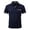 D151/Navy, variant on Polo Shirts For Men Summer Leopard Print Short Sleeved Polo Shirt Top Casual Leisure Shirt