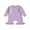 Purple, variant on Miaouyo Infant Baby Girls Knit Fall Romper 0 3 6 9 12 Months Long Sleeve Crew Neck Solid Fall Jumpsuit Sweater