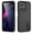 Black + Black, variant on Kryonix For Motorola Moto G 5G 2026 6.7” Case Kickstand Durable 3-Layer Military Grade Protective Case Hybrid Silicone Heavy Duty Rugged Shockproof Screen Lip Raised Protection,Gray+Green