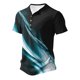 thumbnail image 2 of Mens Casual Pantalones Cortos Impresos Cuello Redondo Suéter Deportes Tee, Fitness Y Casual Hombres Camisetas, 2 of 5