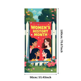 thumbnail image 3 of Women's History Month Colorful Celebration Banner Event Decor Backdrop Outdoor Indoor Party Supplies Photography Props Decorations Display, 3 of 8