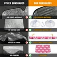 thumbnail image 4 of Car Windshield Sun Shade Funny for Car Front Window Pink Girly Princess Royalty Crown Foldable Car Sunshade Windshield | Vehicle Car Sun Visor UV Rays &Heat Blocker Covers Auto Window Protector, 4 of 5