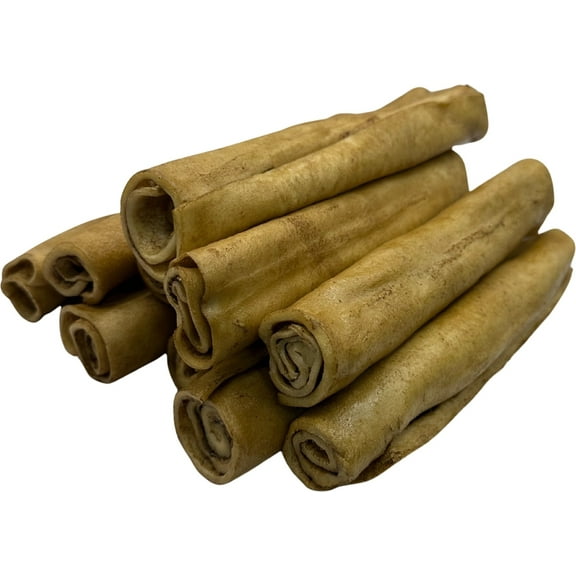 Retriever Rolls 7 to 8-in Peanut Butter Flavor Rawhide Dog Chew Treats, 6 CT