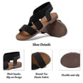 thumbnail image 3 of Ataiwee Women's Comfortable Flat Slide Sandals - Summer Fashionable with Elastic Ankle Strap., 3 of 6