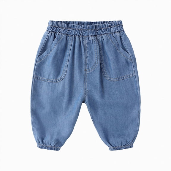 NIEWTR Newborn Pants Toddler Clothes Baby Jeans Baby Summer Pants Boys Thin Pants Childrens Summer Clothes