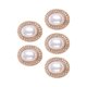 thumbnail image 3 of 5 botones de diamantes de imitación, botones de broche con parte trasera plana, bordados de moda para coser Estilo C, 3 of 7