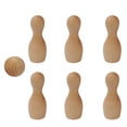 thumbnail image 1 of STRANDCHIC 1 Set Mini Bowling Game Set Beige Cylindrical Bottles for Kids' Party and Indoor Games, 1 of 8