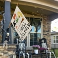 thumbnail image 5 of I Smell Children Halloween House Flag 28x40 Inch Large Burlap, Spooky Ghost Sanderson Sisters Broom Parking Witches Only Sign Seasonal Yard Outdoor Decorations DF360-28, 5 of 5