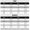 thumbnail image 7 of Women's 2 Piece Outfits Short Sleeve Tops Sweatpants Colorblock Bodycon Lounge Sets Tracksuit Deep Blue M, 7 of 7