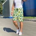 thumbnail image 7 of Bixox Men's Cactus printed lightweight casual shorts, soft sleep shorts with pockets., 7 of 7