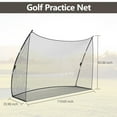 thumbnail image 4 of Shininglove 10x7 ft Golf Practice Net with Carry Bag – Premium Dual-Turf Mat, Fiberglass Frame & Tees, Indoor/Outdoor Chipping Net for Driving Range Training, 4 of 8