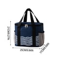 thumbnail image 3 of Bolsa Isotérmica de Mano con Papel de Aluminio Reforzado – Bolsa para El Almuerzo para Oficinistas y Estudiantes, Bolsa Bento para Preparar Comidas, para Ir Al Trabajo y para Uso Diario., 3 of 7