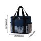 thumbnail image 3 of Bolsa isotérmica con forma de H, bolsa de almuerzo de papel de aluminio grueso, bolsa de almuerzo para trabajadores de oficina, estudiantes, bolsa Bento para preparación de comidas, porta almuerzo, 3 of 8