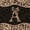 Brown A, variant on meiyoeat Brown Ribbon Initial T Twin Bedding for Girls, Leopard Print Polka Dots Bedding Comforter Set, Black Reversible, 7pcs