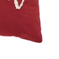 thumbnail image 5 of VCNY Home Blessed 14" x 20" Red Embroidered Cotton Decorative Pillow, 5 of 5