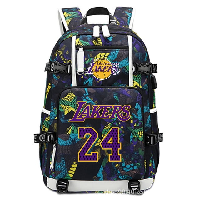 Basketball Player Backpack, Multi-function Backpack, Travel Backpack, Fan Bag, Unisex, Lakers School Bag, Large Capacity Backpack-week