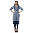 thumbnail image 3 of Moomaya Kurta Imprimée Prête à l'Emploi pour Femmes Kurti Ethnique en Coton Formel et Fête, 3 of 6