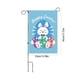 thumbnail image 3 of pstuiky Bandera de lino estampada para decoración de jardines diseño de huevos de Pascua conejos patios y disfraces., 3 of 6