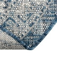 thumbnail image 7 of Unique Loom Outdoor Aztec Collection Area Rug - Coba (7' 10" x 10' Oval Blue/Ivory), 7 of 7