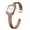 Light Brown, variant on Skinny Leather Watch Band for Apple Watch 38/40/41/42mm(Series 10) for Women - Black