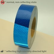 Oralite (Reflexite) V92-DB-COLORS Microprismatic Conspicuity Tape: 2 in x 50 yds. (Blue)