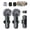 Black-(Lightning), variant on Wireless Mini Microphone for iPhone - 2 Pack Lavalier bluetooth Microphone for Video Recording, 2 In 1 Noise Reduction Lapel Mic for Android, Clip on Mini Mic for Content Creators