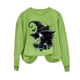 thumbnail image 7 of Jsaierl Halloween Sweatshirts for Women Plus Size Witch Graphic Pullovers Soft Going Out Round Neck Long Sleeve Shirt Tops Halloween Clothes, Sizes S-2XL, 7 of 7