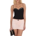 thumbnail image 4 of Gupgi Lace Cami Crop Top for Women Backless Sleeveless Camisoles Ruched Tank Top, 4 of 4