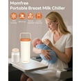 thumbnail image 3 of Momfree 22oz Portable Breast Milk Cooler for Breastmilk Storage, Liquid Gold Saver 360° Cooling Keeps Milk Fresh for 24 Hours, Larger Capacity Breastmilk Chiller with 2pcs Bottles for Outdoor, 3 of 10