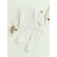 thumbnail image 4 of Bagilaanoe 2PCS Toddler Baby Boys Long Pants Set Pattern Long Sleeve Sweatshirt Pullover Tops + Drawstring Sweatpants 6M 12M 18M 24M 3T Kids Casual Sweatsuits, 4 of 8
