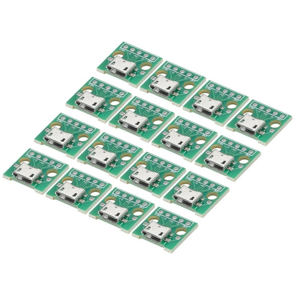 30 Pcs MiCro USB to Dip Female Sockets Type B 5Pin Adapter Board Solderable Female