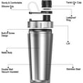 thumbnail image 4 of Stainless Steel Protein Shaker Bottle Insulated Keeps Hot/Cold Dishwasher Safe/Double Wall/Odor Resistant/Sweatproof/Leakproof/BPA Free 20 oz (Red), 4 of 15