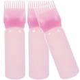 thumbnail image 3 of BRIGHTFUFU 3pcs Root Cop Bottle Botella de aceite para el cabello Botella Botella de color tinte Botella, 3 of 8