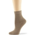 thumbnail image 5 of 7BIGSTARS KINGDOM Women's Seamless Bamboo Diabetic Ankle Socks, Non-Binding Loose Fit - 4 Pack Large - Solid Casual Thin - Sock Size 10-12 Shoe Size 8-12 L Beige, 5 of 10