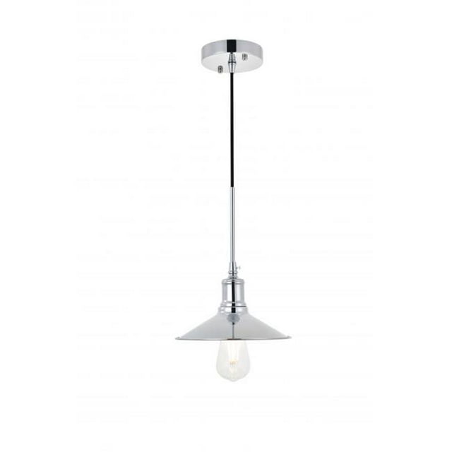 Living District LD4033D9C Etude 1 Light Chrome Ceiling Pendant