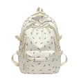 thumbnail image 2 of Lumtrix Cute Floral Printed Backpack for Women Aesthetic Lightweight Bookbag Work Travel College Daypack A, 2 of 3