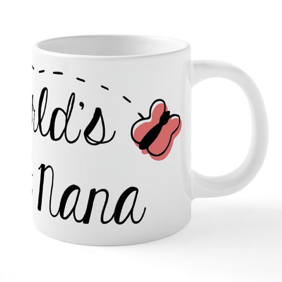CafePress - World's Best Nana - 20 Oz White Ceramic Mega Mug