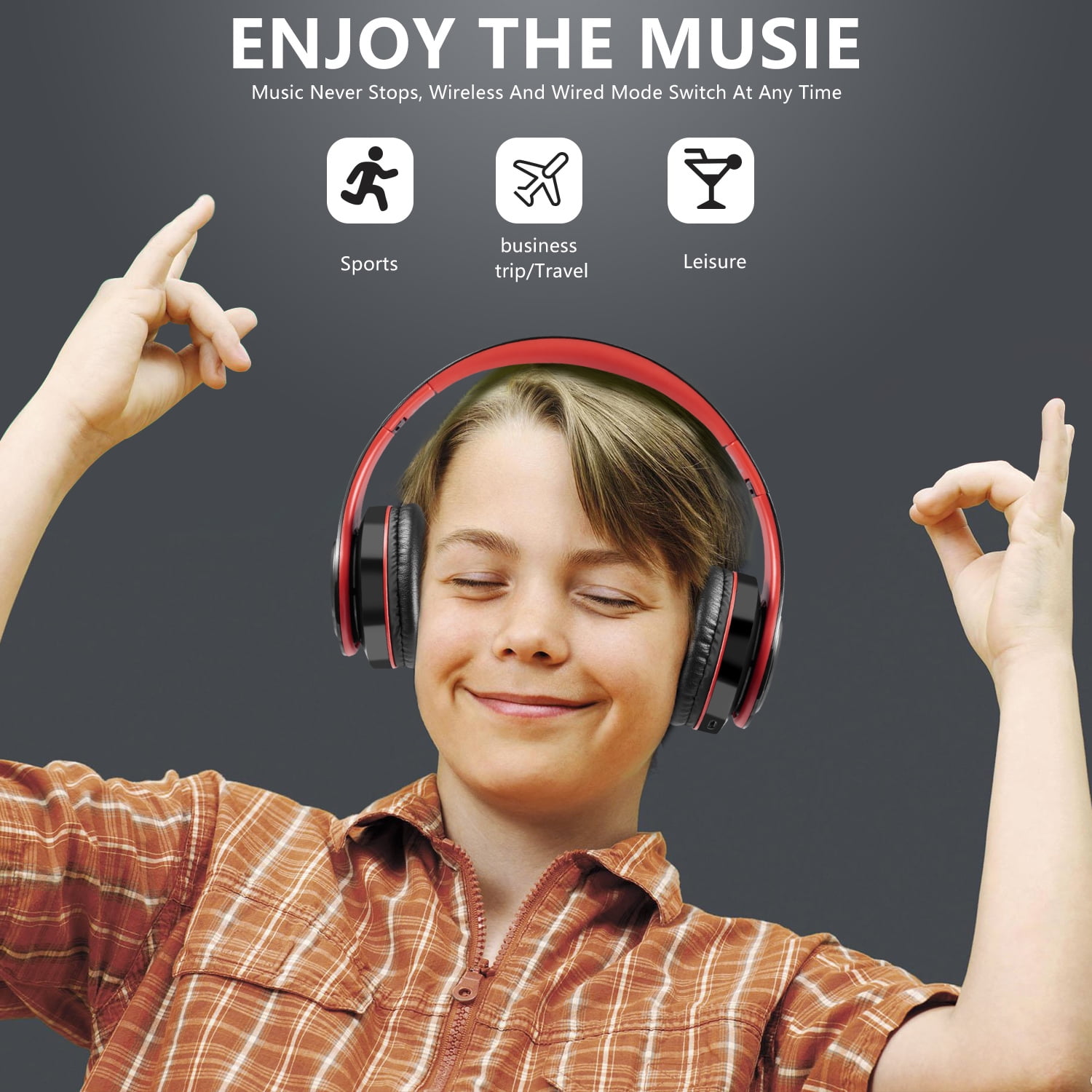 Foldable Wireless Bluetooth Headphones with Hi-Fi Nigeria Ubuy