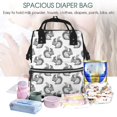 thumbnail image 5 of Kdxio Baby Diaper Backpack,Multi-Function Travel Backpack Nappy Bags,Nursing Bag, Fashion Mummy,Roomy Waterproof for Baby Care(Black Squirrel), 5 of 6