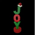 thumbnail image 5 of Citi-Talent  42 in. Lighted Sparkly Fabric JOY Figure with Santa Hat, 5 of 5