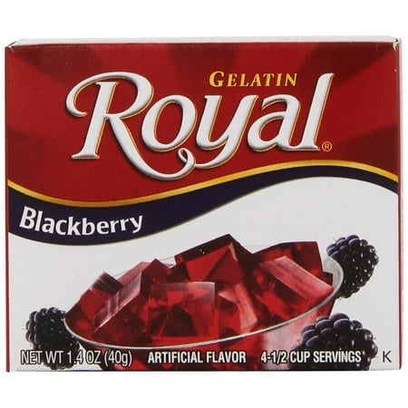 Royal Gelatin, Fat Free Dessert Mix, Blackberry (12 - 1.4 oz (Best Supermarket Black Pudding)