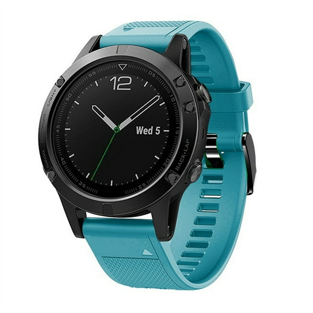 EGNMCR Bracelet de Montre en Silicone de Remplacement pour Fenix 5/5 Plus Montre Intelligente Bracelet de Montre