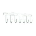 thumbnail image 2 of Cadorn Heavy Duty Iron Wall Mounted Coat Hooks - Decorative Rust-Proof White Finish, Space Saving for Entryway, Bathroom, or Bedroom Organization, 2 of 6