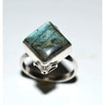 thumbnail image 5 of Navya Craft Labradorite Cushion 925 Sterling Silver Handmade Women Statement Ring Size 5.0, 5 of 5
