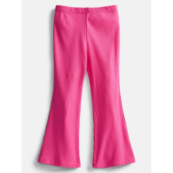 Wonder Nation Toddler Girls Solid Flare Leggings, Sizes 18M-5T