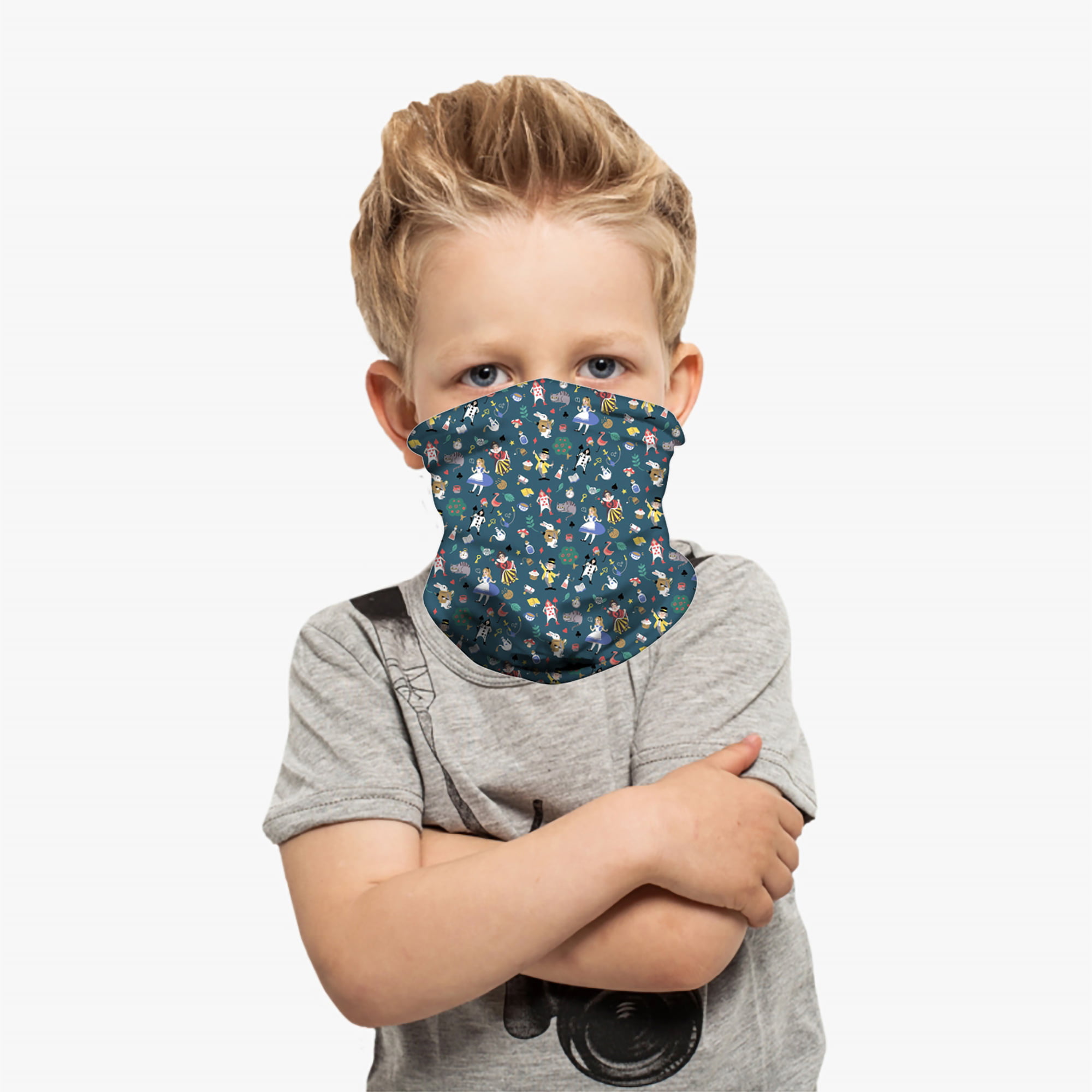 Multi use Kids Unisex Balaclava Cycling Neck Tube Snood Scarf Face Mask Bandana 